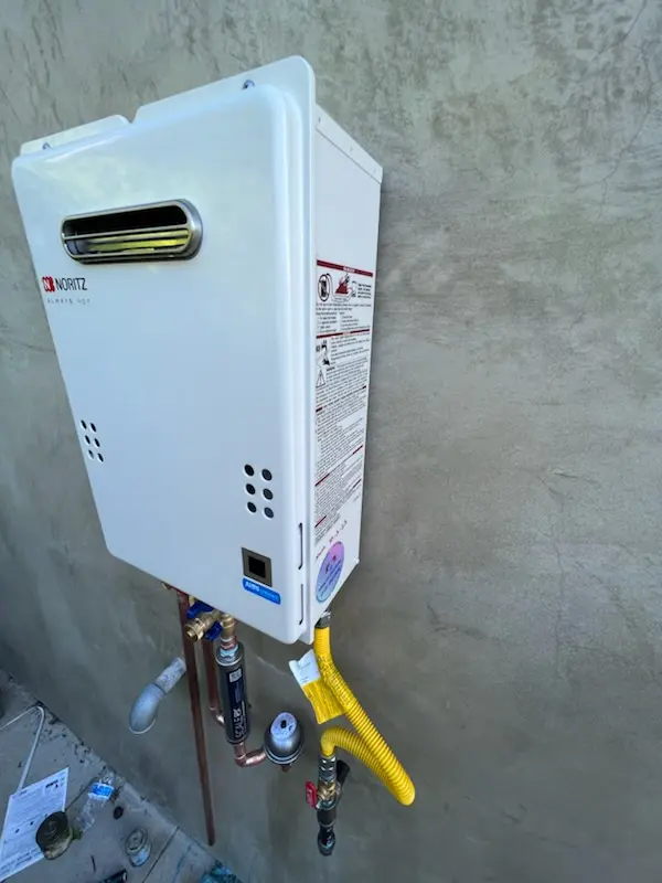 Tankless water heater installation for New Hudson homes